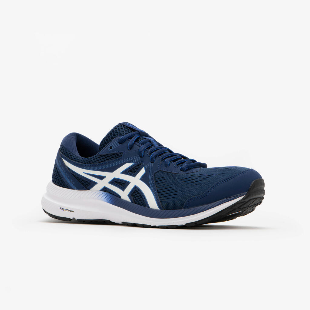 MEN'S ASICS GEL WINDHAWK RUNNING SHOES - BLUE WHITE