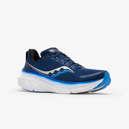 MEN'S SAUCONY GUIDE 17 RUNNING SHOES - NAVY/COBALT