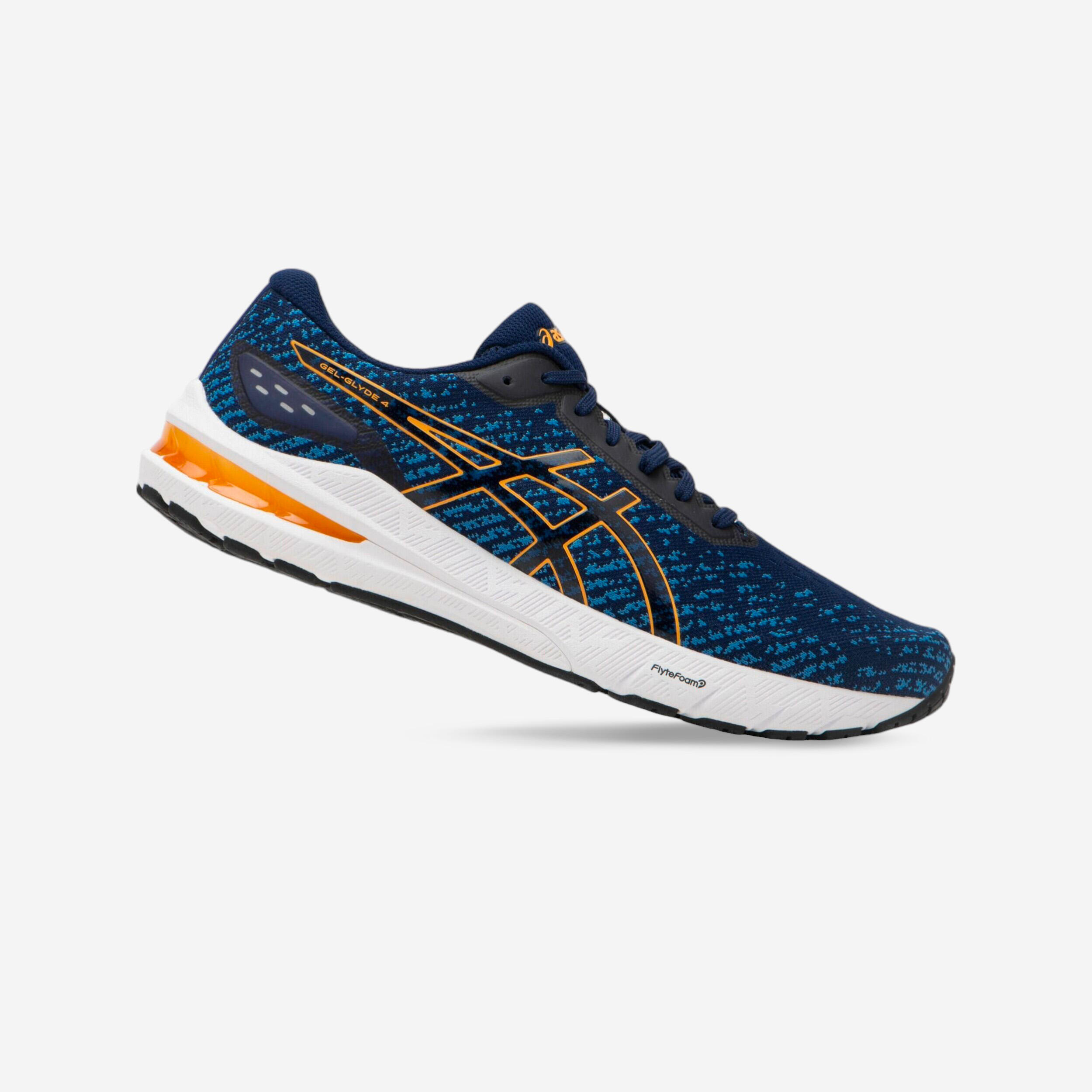 CHAUSSURE DE RUNNING HOMME ASICS GEL GLYDE 4 BLEU JAUNE ASICS Decathlon