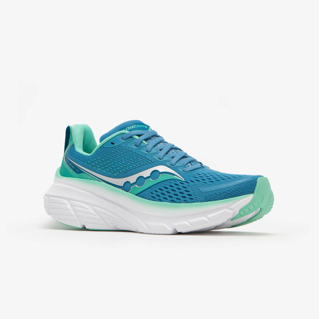 WOMEN'S SAUCONY GUIDE 17 RUNNING SHOES - BLUE