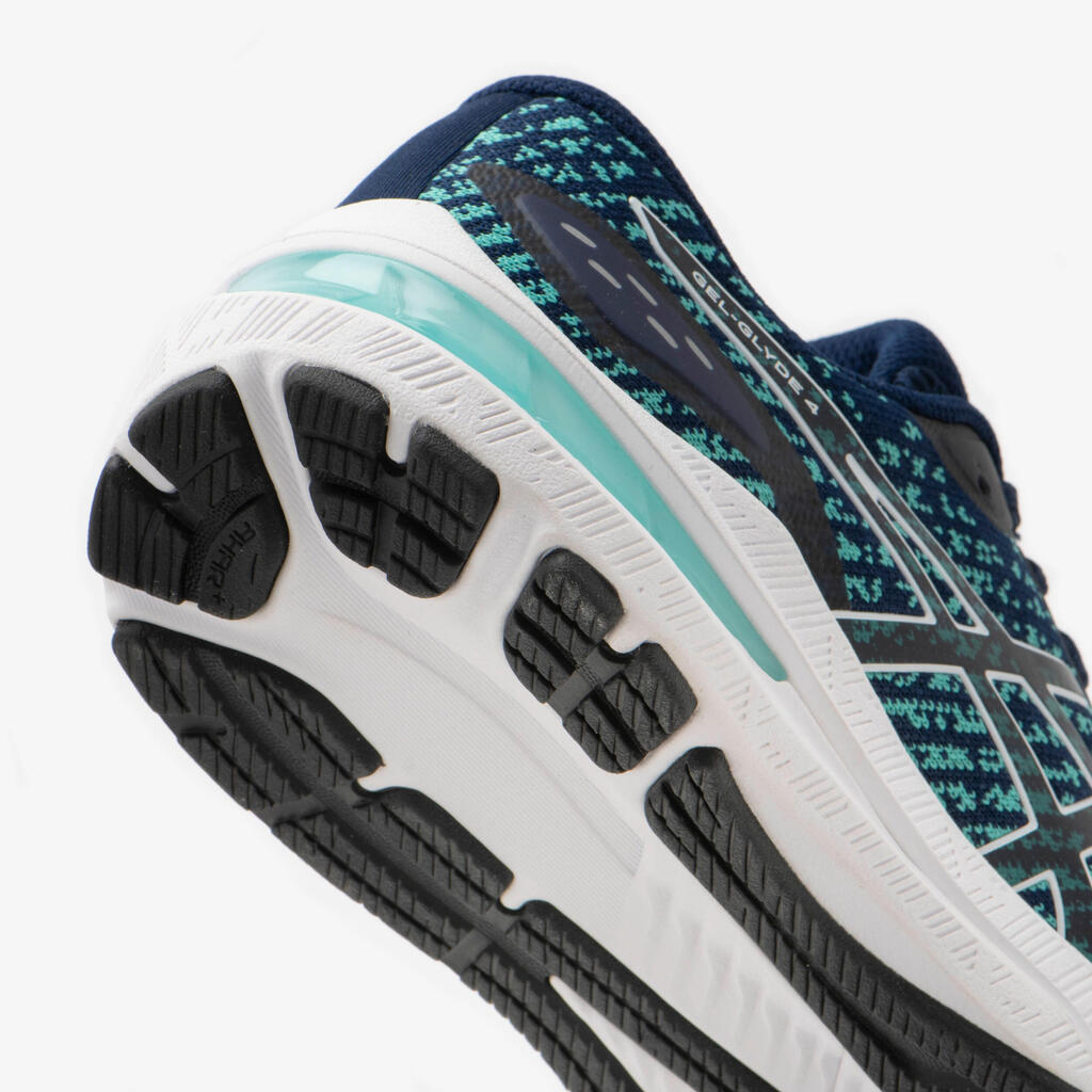 WOMEN'S ASICS GEL-CLYDE 4 RUNNING SHOES - BLUE WHITE