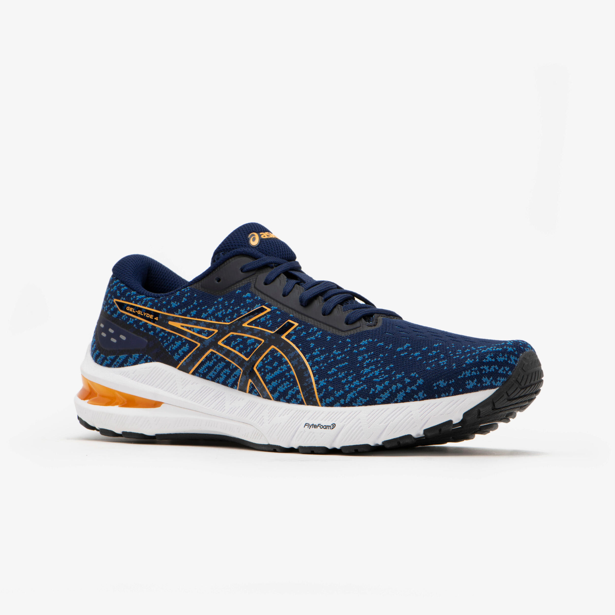MEN'S ASICS GELGLYDE 4 RUNNING SHOES BLUE YELLOW ASICS Decathlon