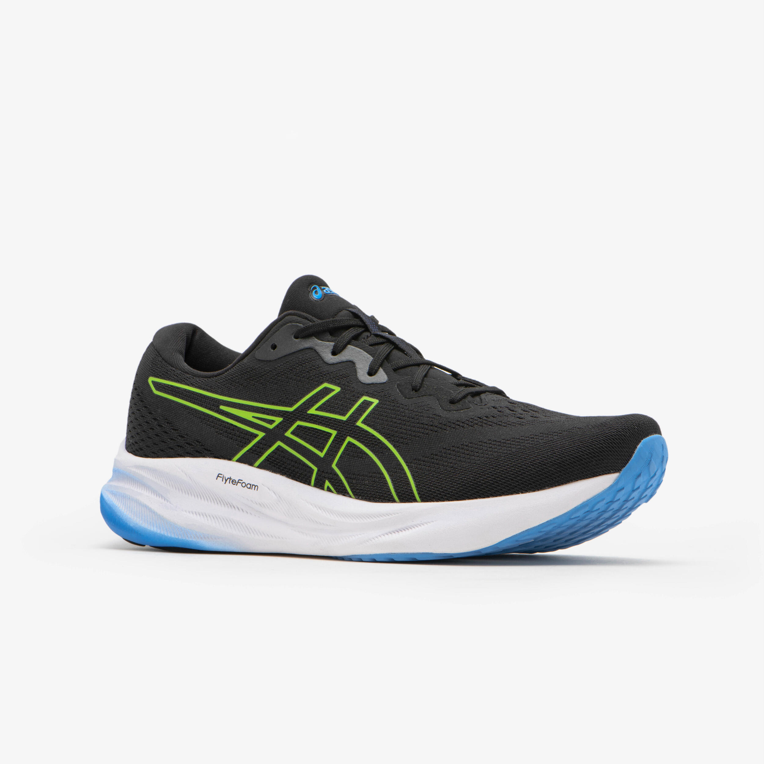 MEN'S ASICS GEL-PULSE 15 RUNNING SHOES - BLACK YELLOW 2/7