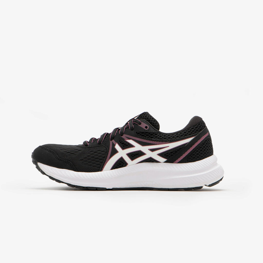 WOMEN'S ASICS GEL WINDHAWK RUNNING SHOES - BLACK PINK