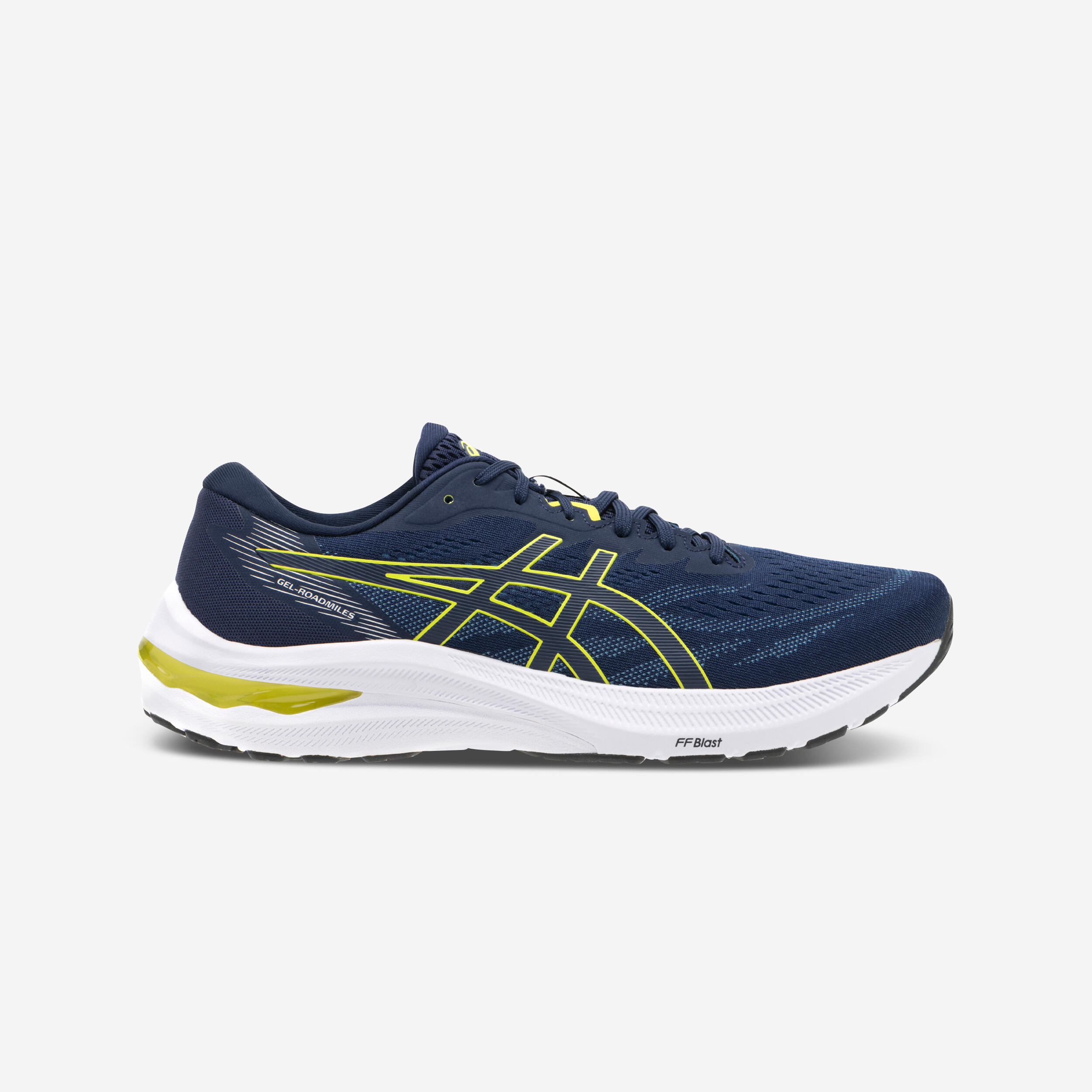 Men's Asics Gel-roadmiles Running Shoes - Blue Yellow