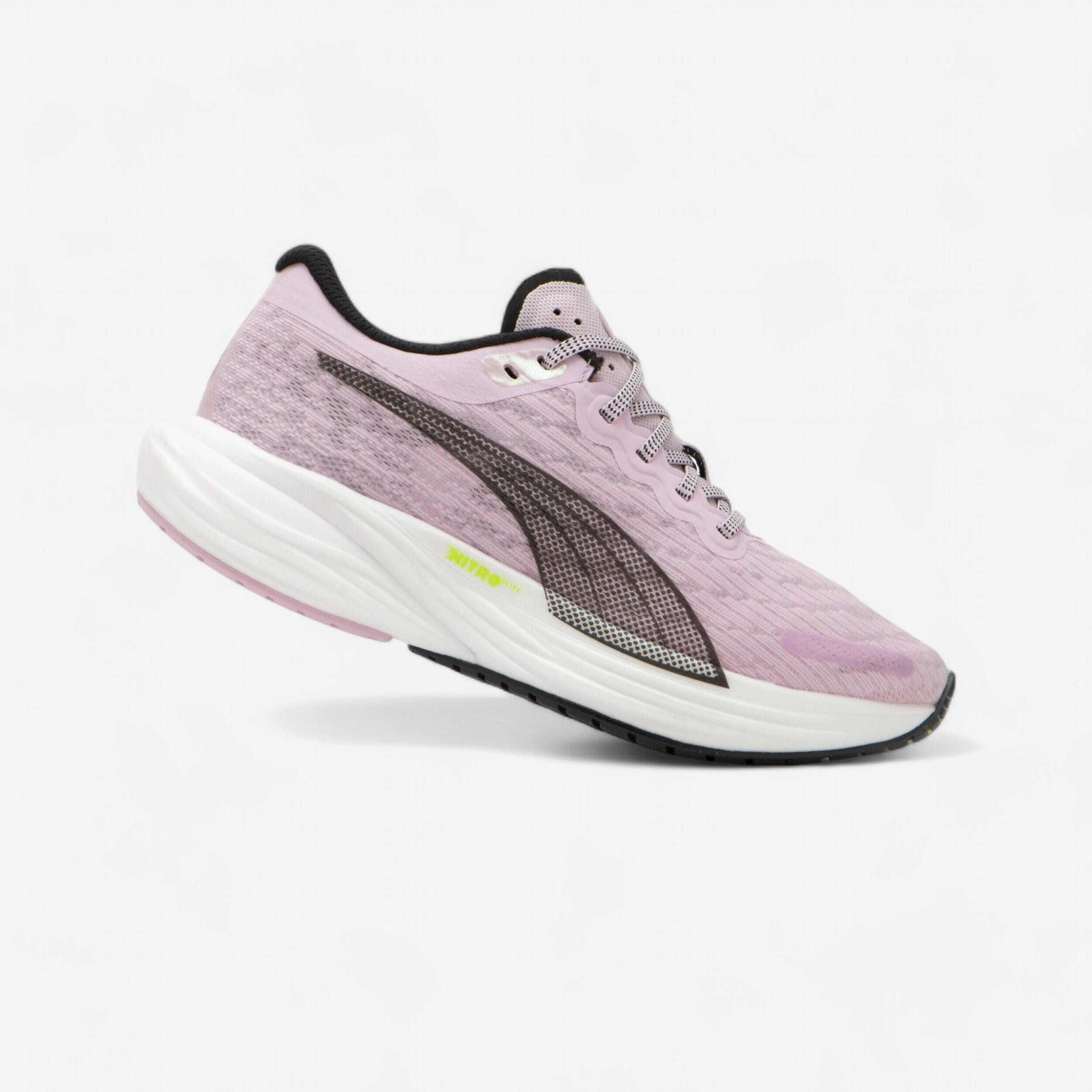 Puma - Chaussure De Running Deviate Nitro 2 Femme Puma Ss24 - Chaussures De Sport - Running Trail Athletisme - Noir-rose - 36 - Decathlon