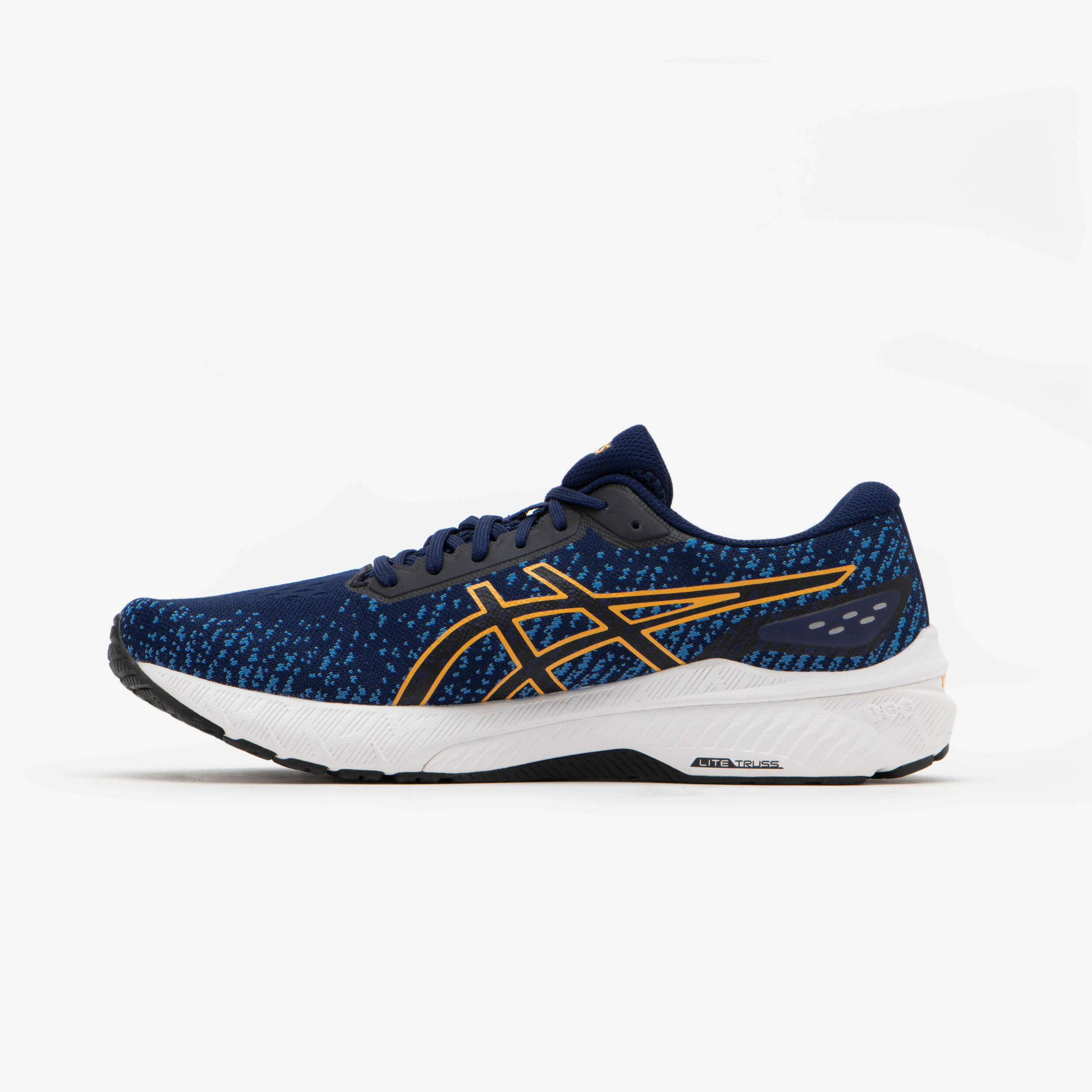 MEN'S ASICS GELGLYDE 4 RUNNING SHOES BLUE YELLOW ASICS Decathlon