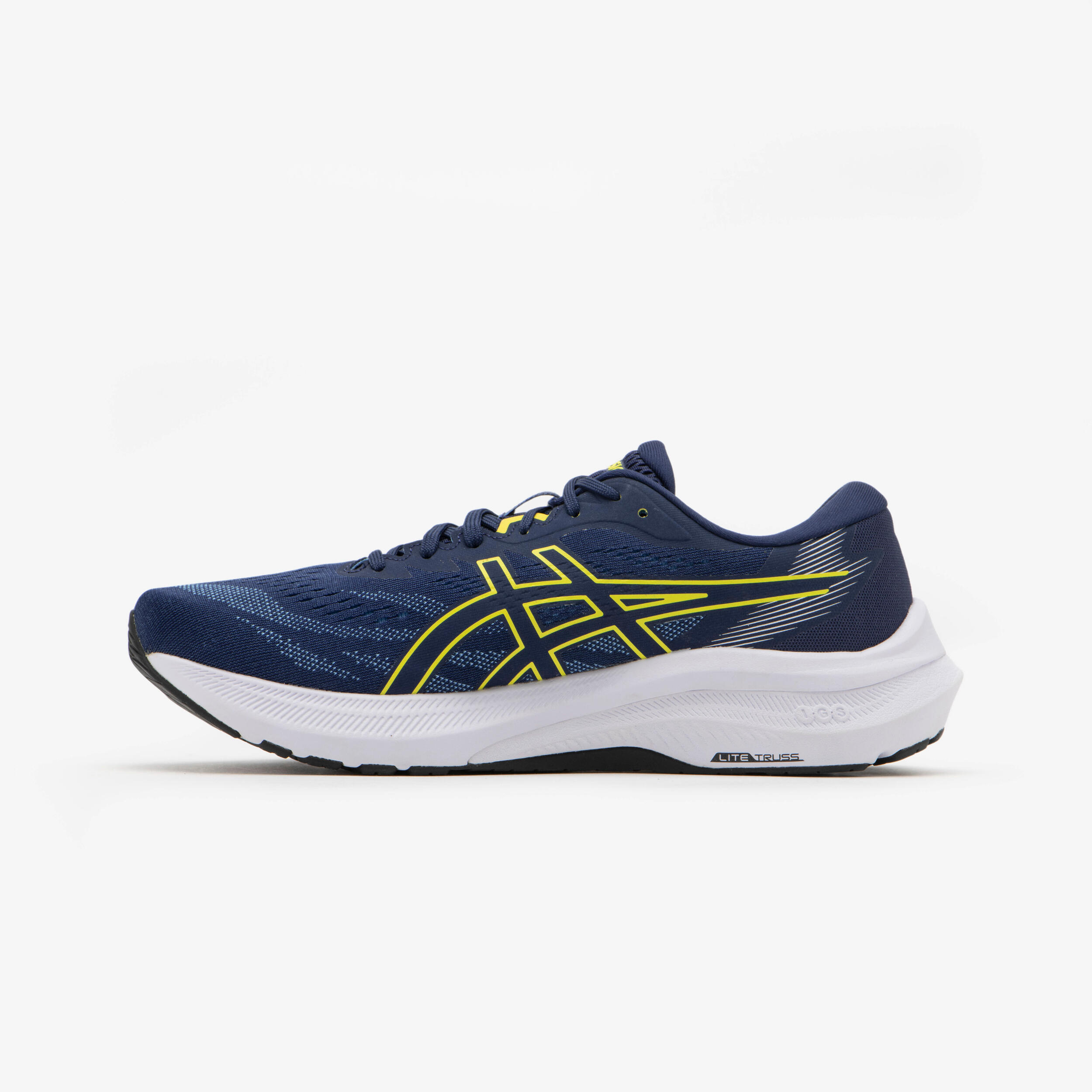 MEN'S ASICS GEL-ROADMILES RUNNING SHOES - BLUE YELLOW 3/7