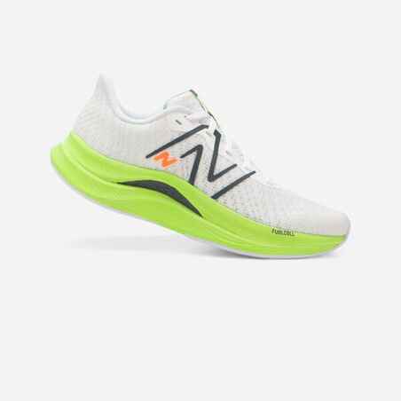 Belo-zeleni ženski tekaški copati NEW BALANCE FUELCELL PROPEL V4 