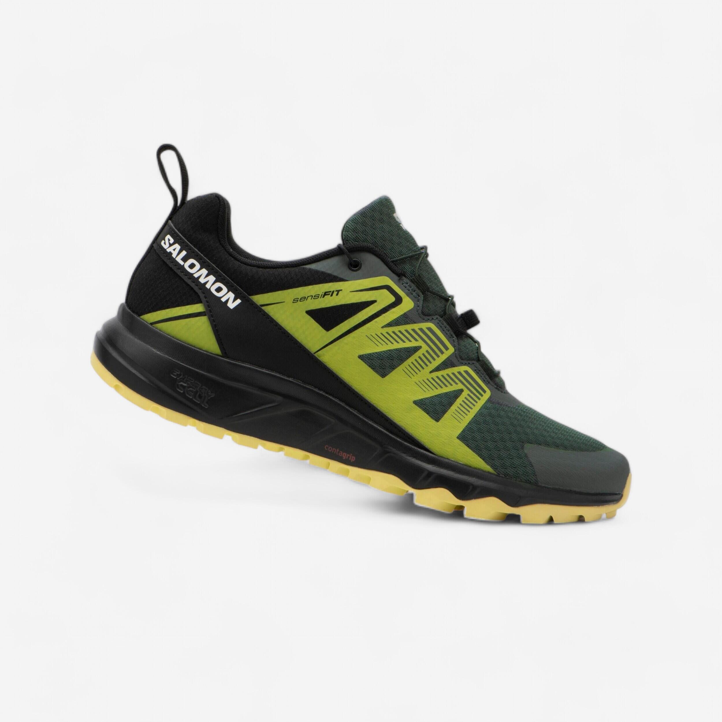 Men's SUPERA TRAIL 3 Trail Running Shoes - Black/Yellow 1/7