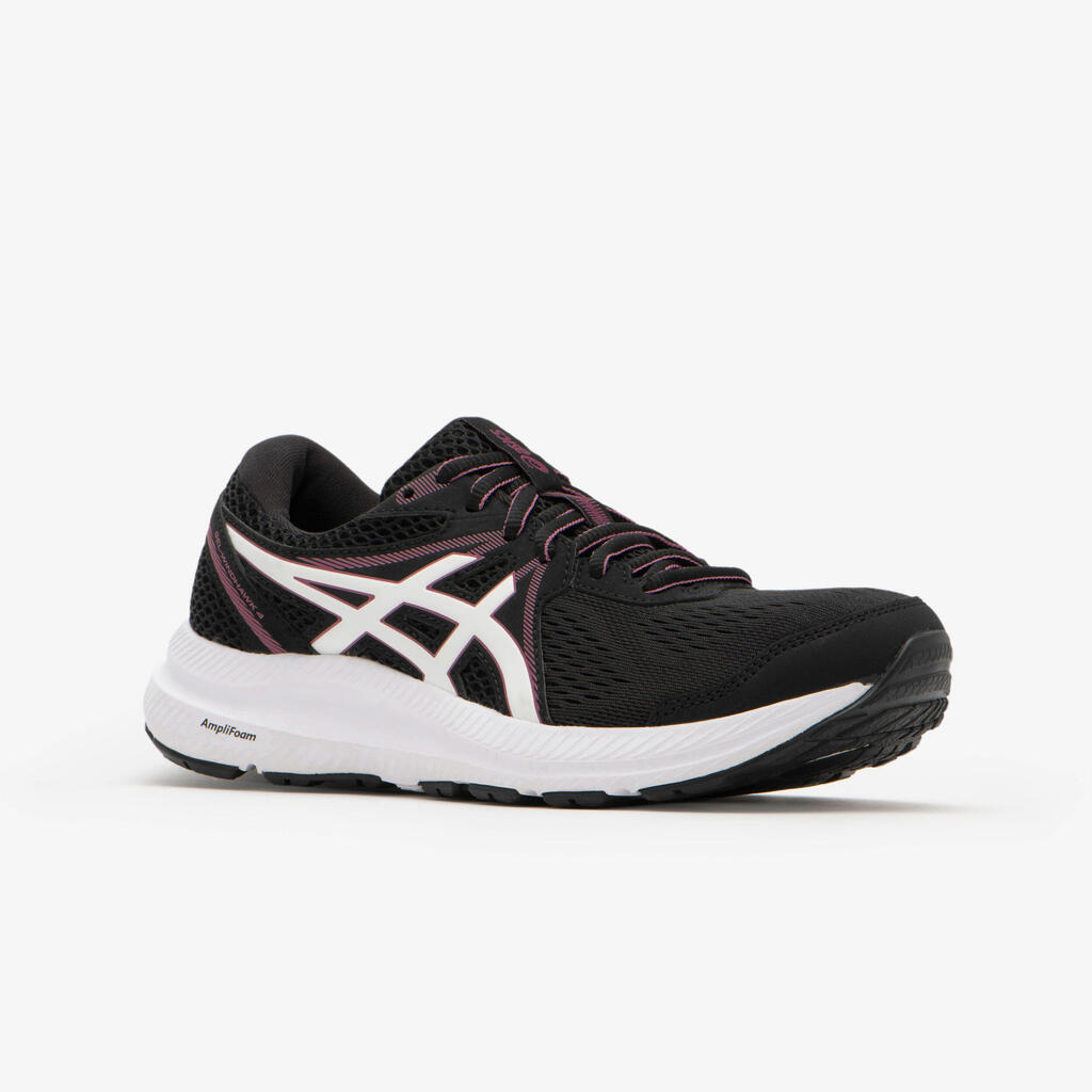 Laufschuhe Damen Asics - Gel Windhawk schwarz/rosa 