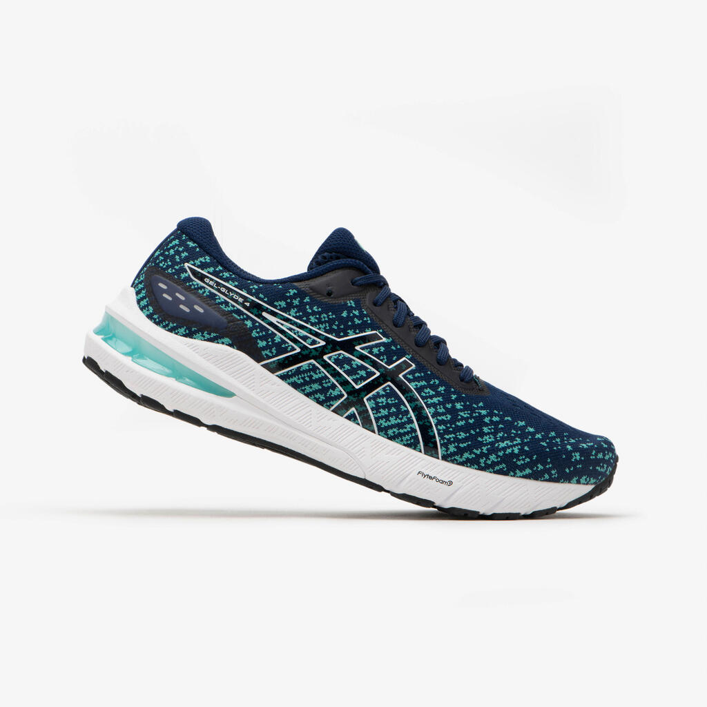 WOMEN'S ASICS GEL-CLYDE 4 RUNNING SHOES - BLUE WHITE