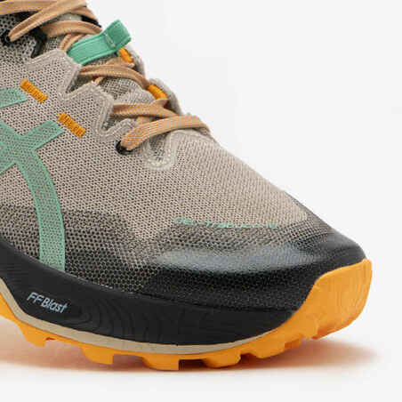 MEN'S ASICS GEL-TRABUCO 12 TRAIL RUNNING SHOES - BEIGE