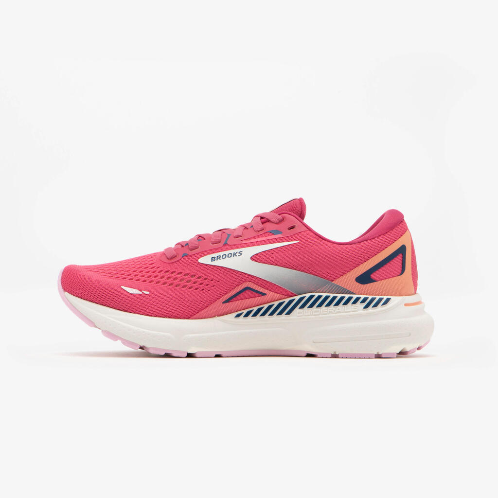 WOMEN'S ROAD RUNNING SHOE BROOKS ADRENALINE GTS 23 PINK SS24