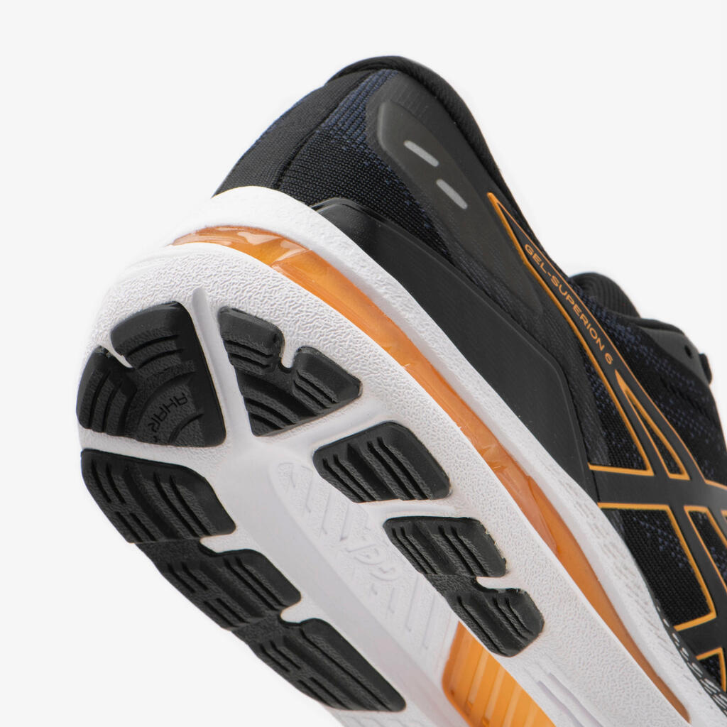 Vīriešu skriešanas apavi “Asics Gel Superion 6”, melni/dzelteni