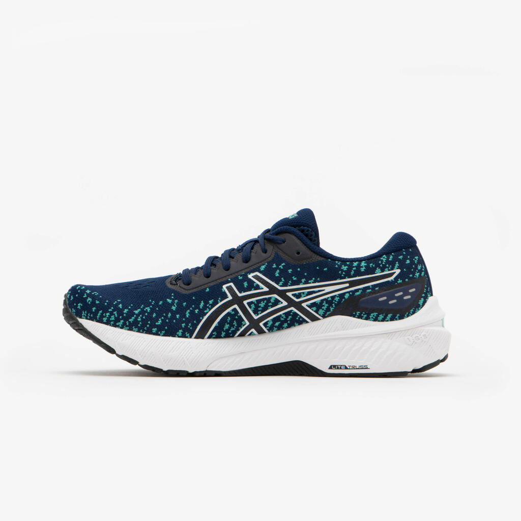 WOMEN'S ASICS GEL-CLYDE 4 RUNNING SHOES - BLUE WHITE