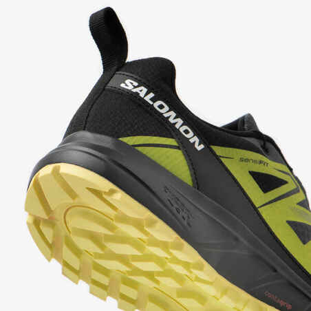 Vyriški bėgimo bekele batai „Supera Trail 3“, juoda, geltona
