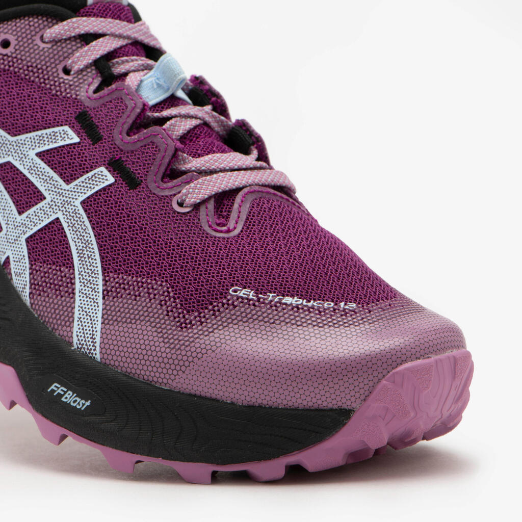 WOMEN'S ASICS GEL-TRABUCO 12 TRAIL RUNNING SHOES - PINK