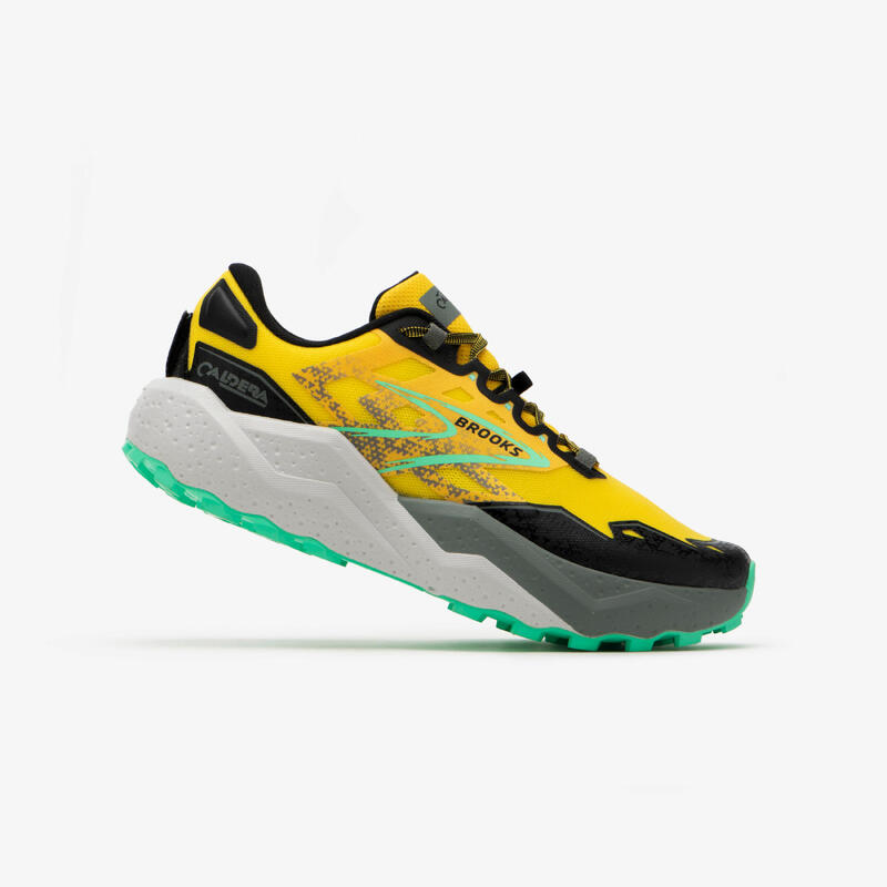 CHAUSSURE DE RUNNING TRAIL HOMME BROOKS RUNNING CALDERA 7 JAUNE