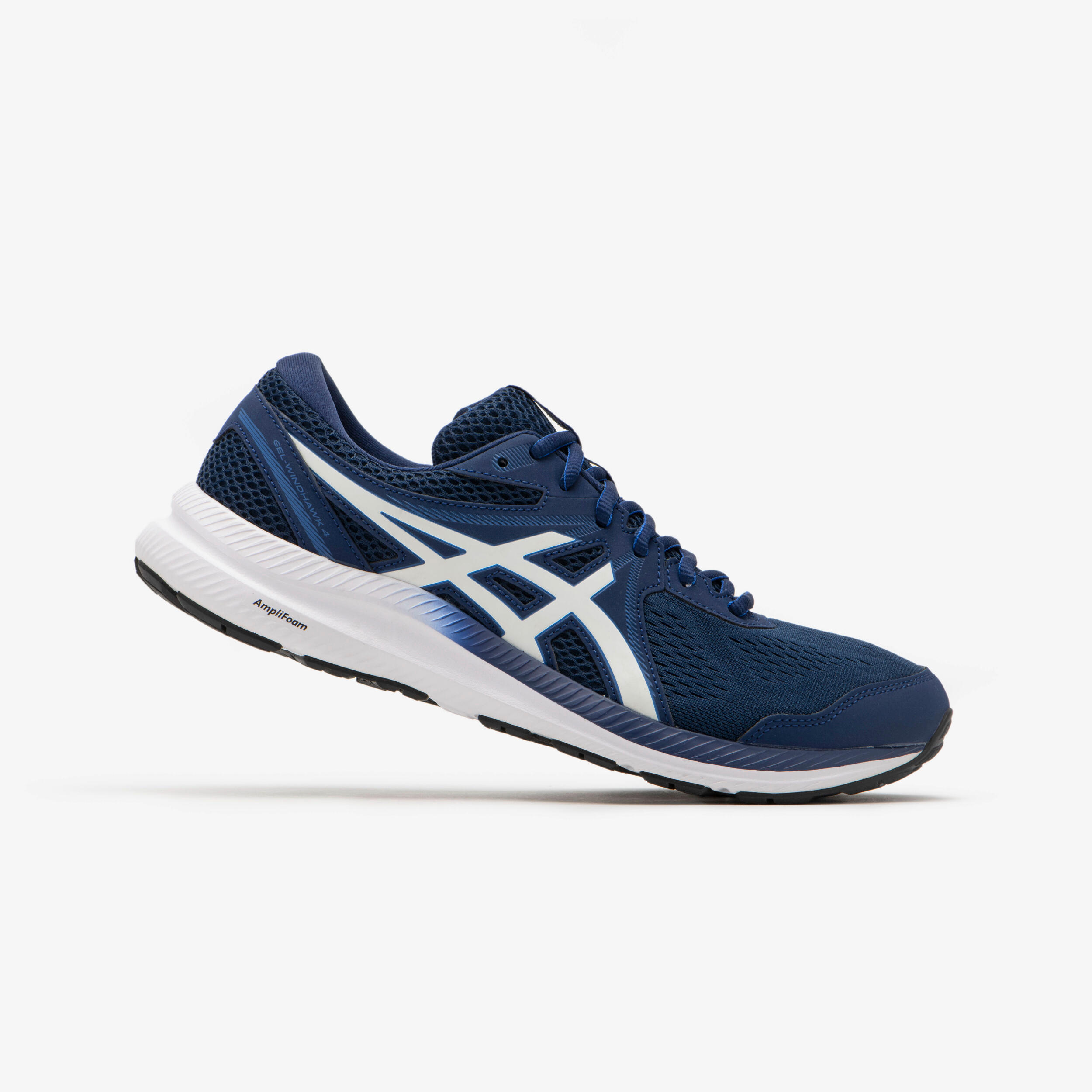 Decathlon | Scarpe running uomo Asics GEL WINDHAWK 4 blu-bianco |  Asics