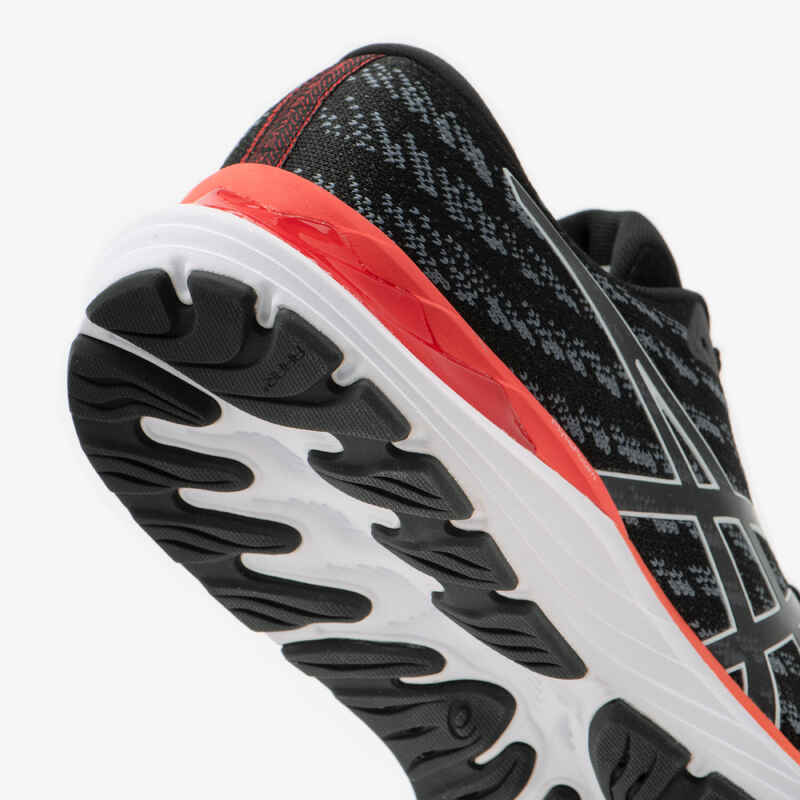 MEN'S ASICS GELSTRATUS 3 RUNNING SHOES BLACK WHITE Decathlon