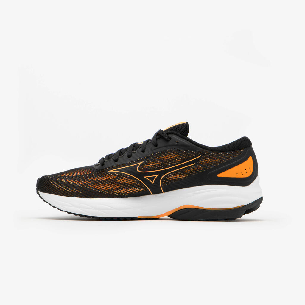 Vyriški bėgimo bateliai „SS24 Mizuno Wave Ultima 15“, juodi, oranžiniai