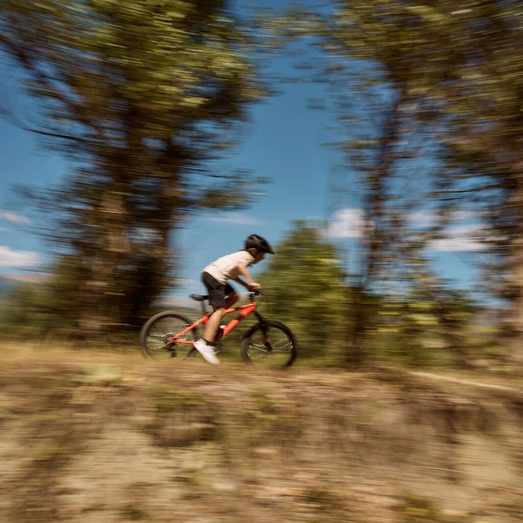 Παιδικό ποδήλατο βουνού Explore 500 20-ιντσών για ηλικίες 6-9 ετών - Πορτοκαλί