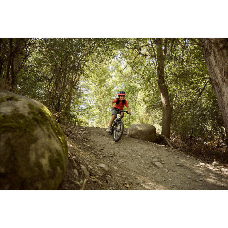 Bicicleta niños 20 Pulgadas MTB Rockrider ST 120 Blanco Naranja 6- 9 Años