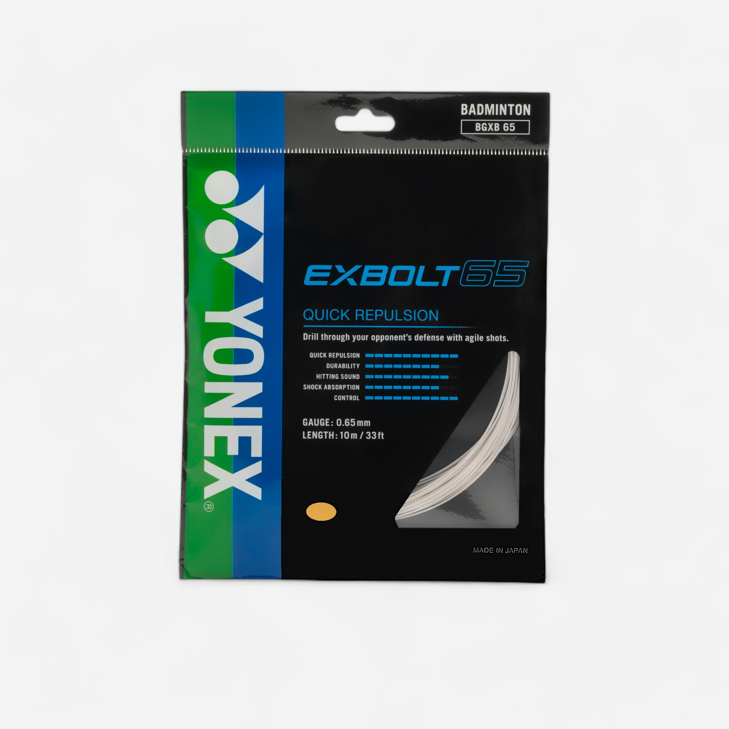 Cordage de badminton - yonex bg exbolt 65 - Badminton - Yonex- Clubs - Entreprises - Collectivités - Associations