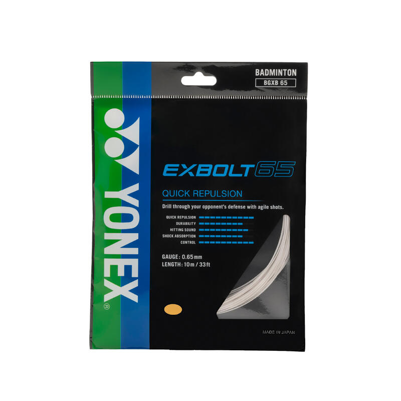 Corda badminton Yonex BG EXBOLT 65