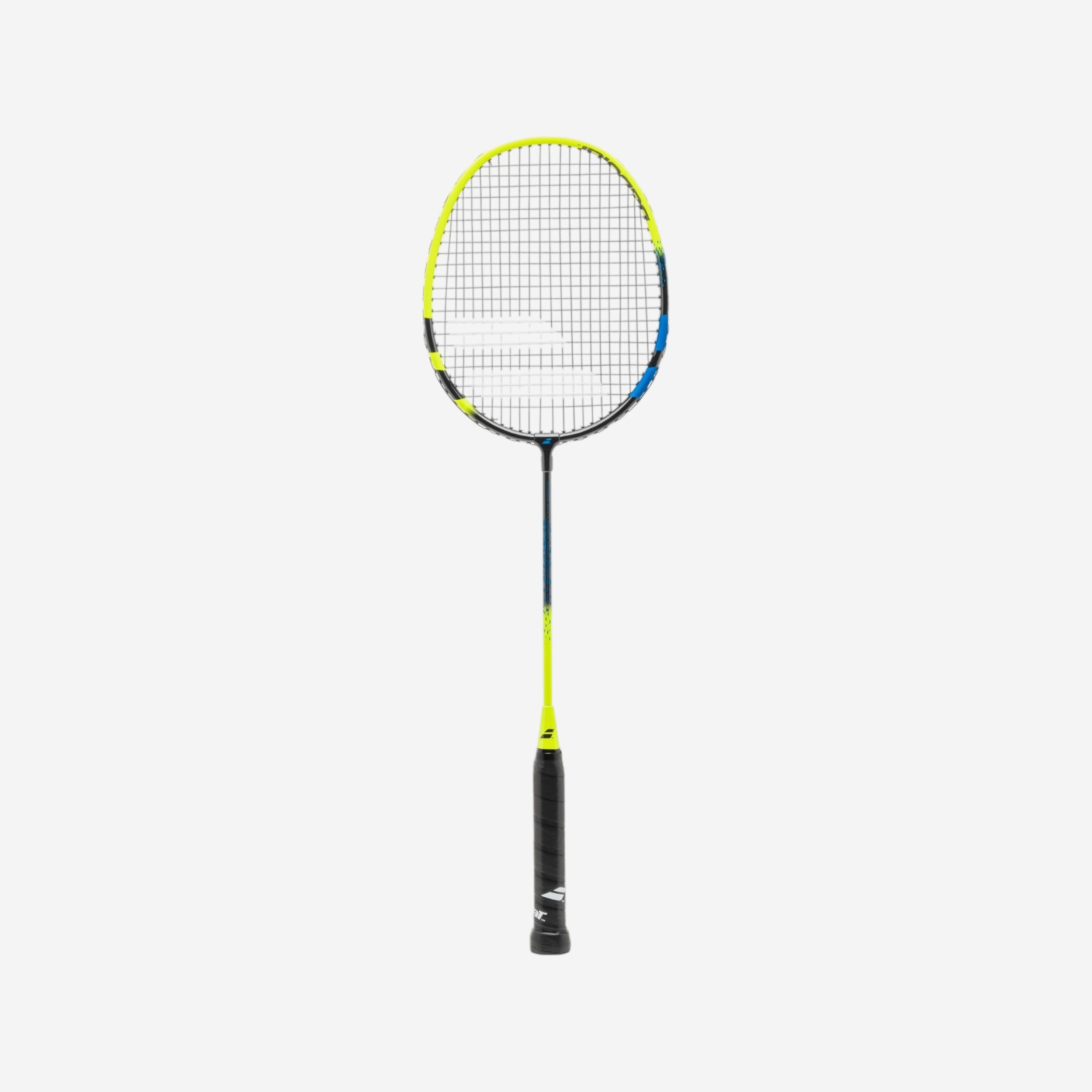 Raquette De Badminton Vintage – Bois Et Métal – Bleue – Occasion