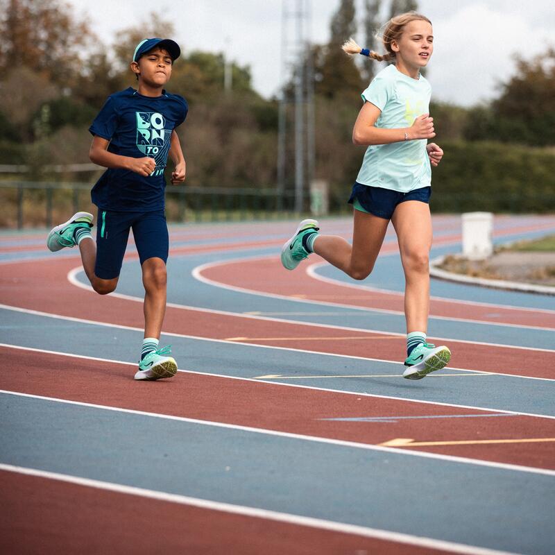 Koszulka do biegania dziecięca Kiprun Dry+ 500