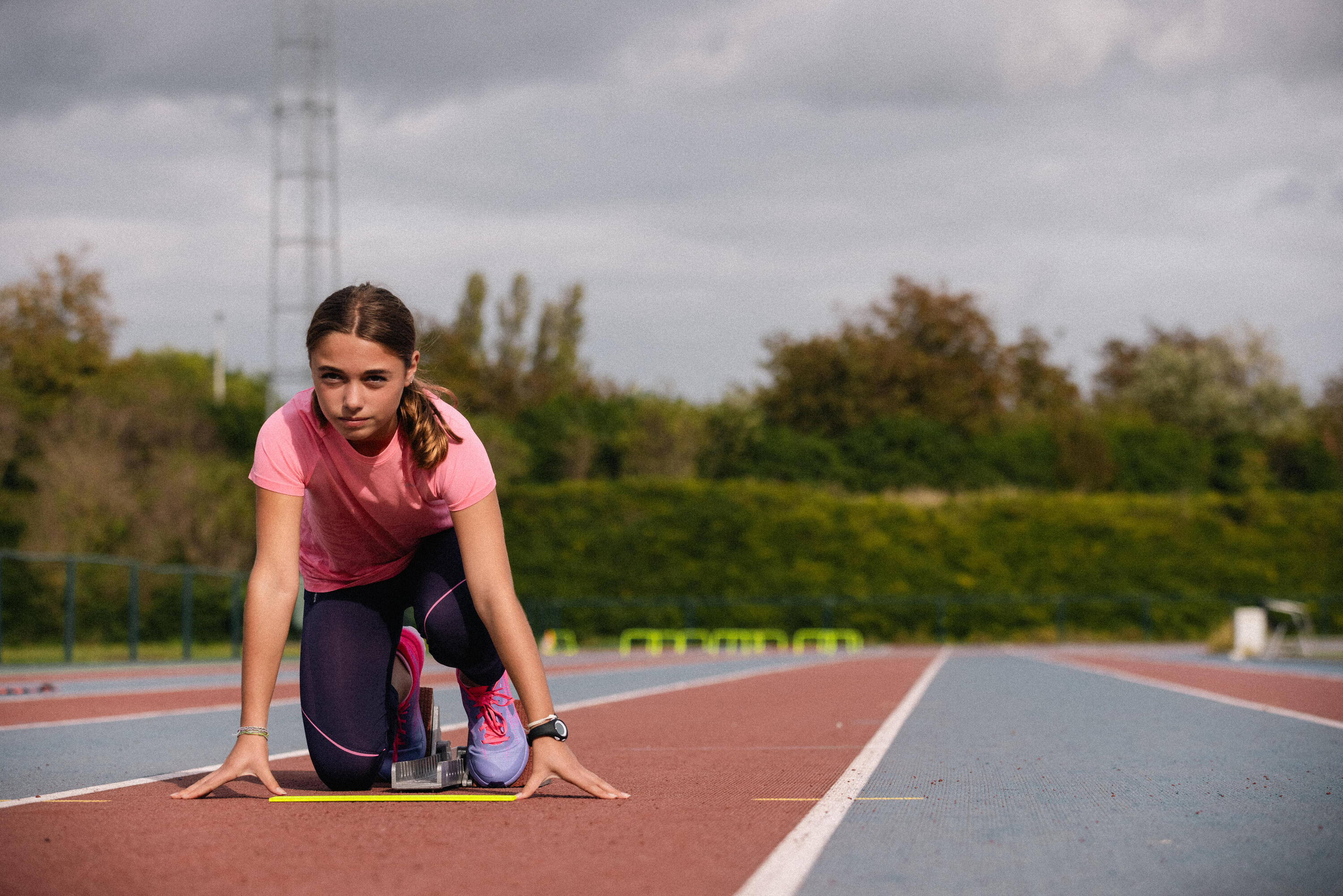 Dívčí běžecké 3/4 legíny Kiprun Comfort 500 8/8