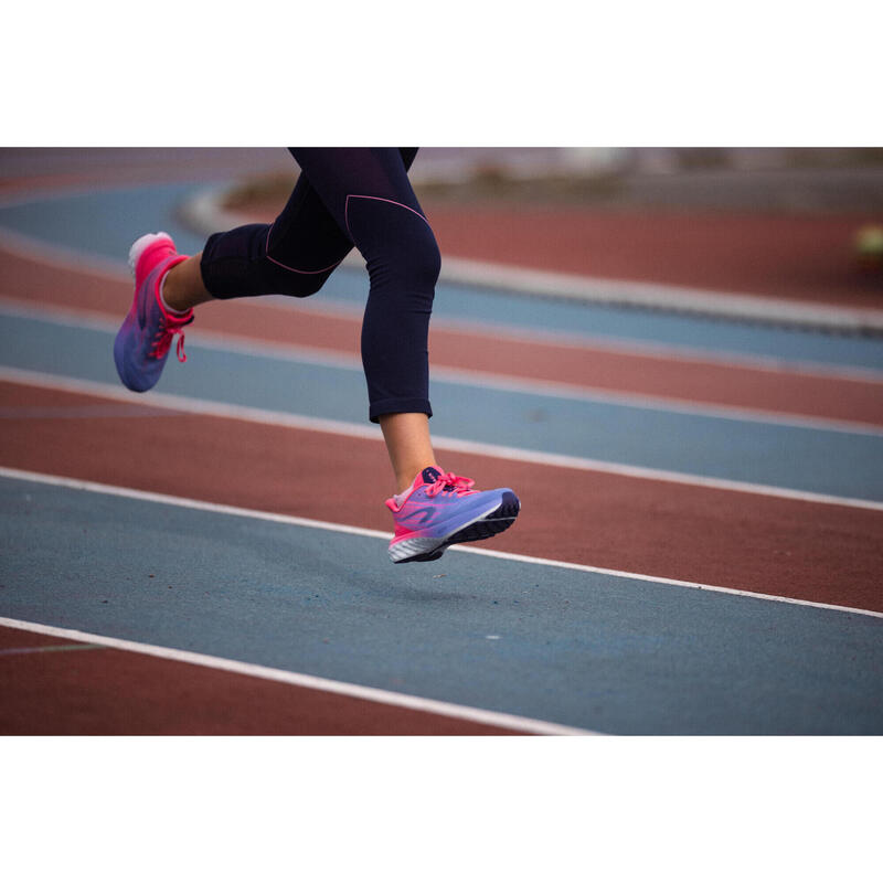 Hardloopschoenen voor kinderen K500 Fast paars roze