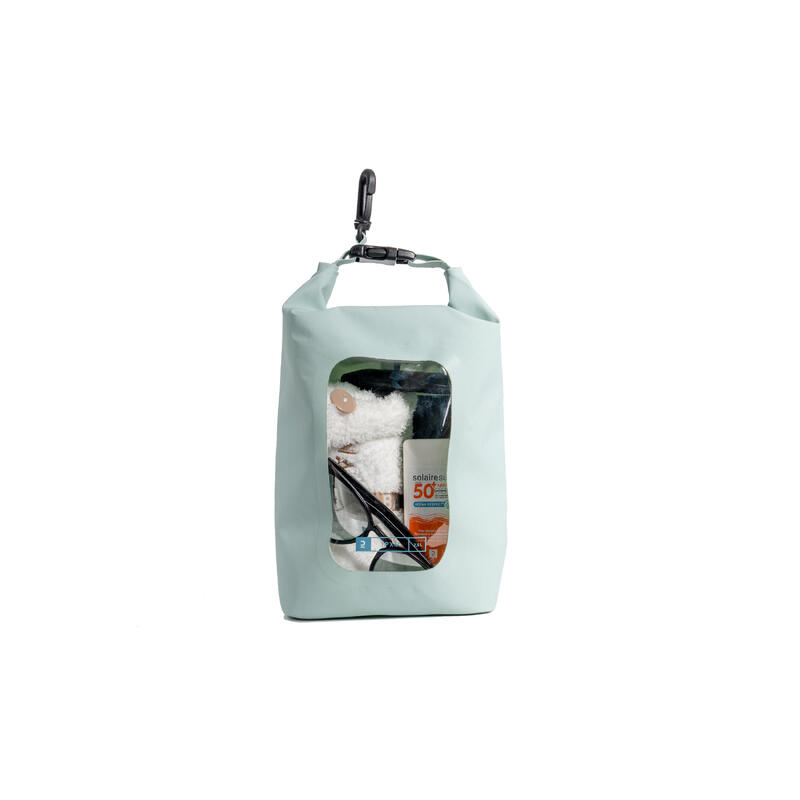 2.5 L waterproof bag (IPX4) with window.