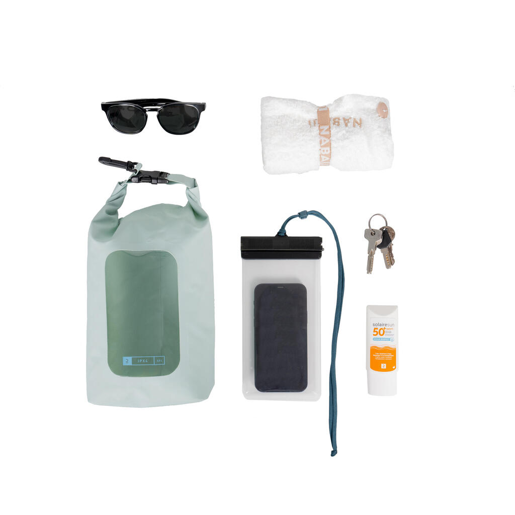2.5 L waterproof dry bag IPX6 with window.