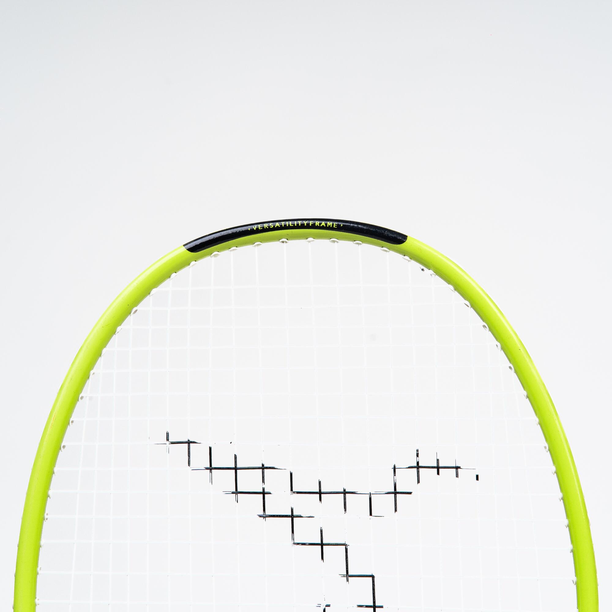 Kids Badminton Racket 85g Aluminium BR 100 Green