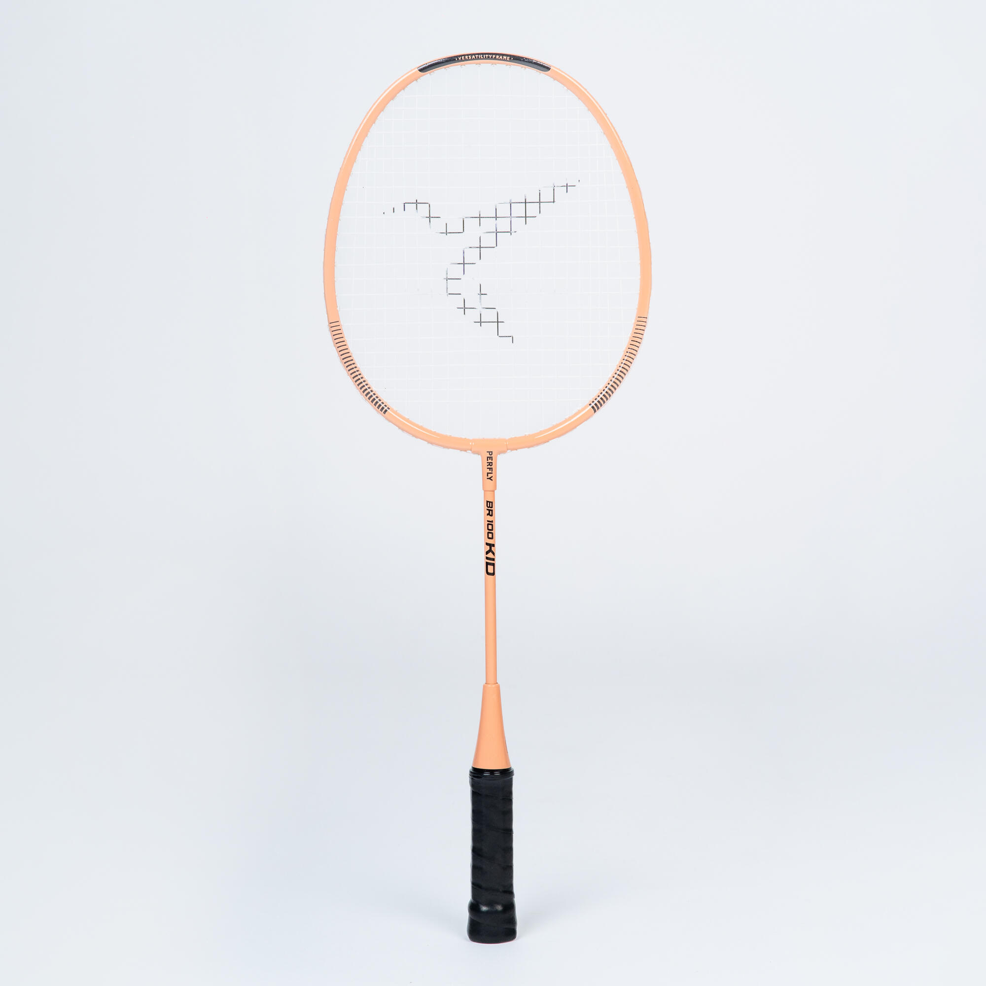 Kids Badminton Racket 85g Aluminium BR 100 Orange