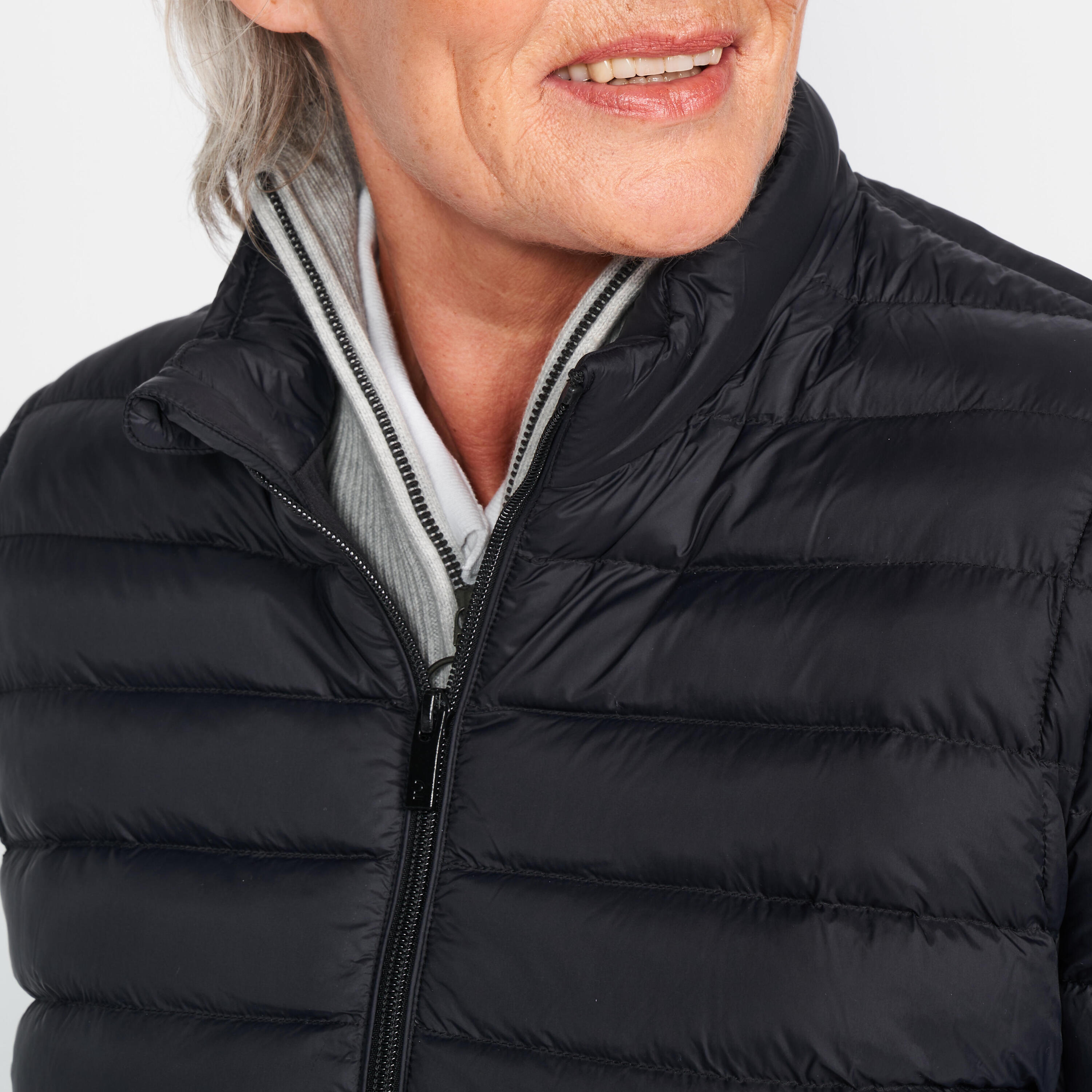 Women's golf long sleeved down jacket - CW900 Heatflex black 4/7