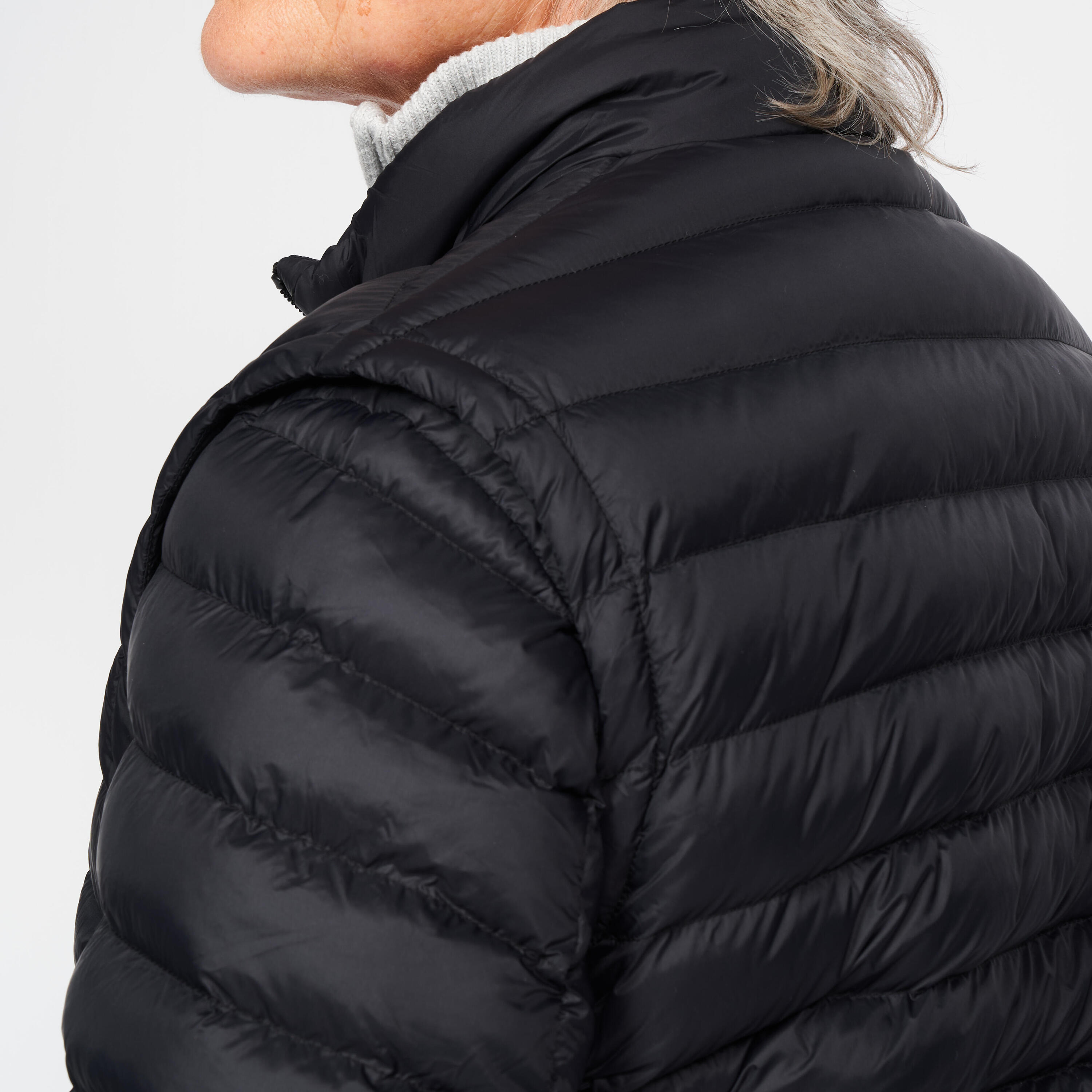 Chaqueta acolchada de golf manga larga Mujer - CW900 Heatflex negro 3/7