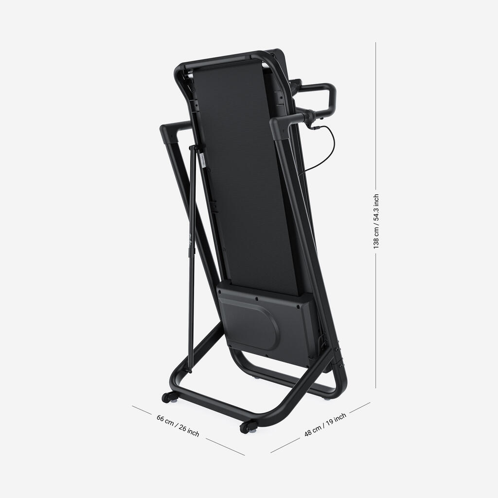 38 x 120 cm Adjustable Resistance Smart Non-Motorised Walking Treadmill TS100