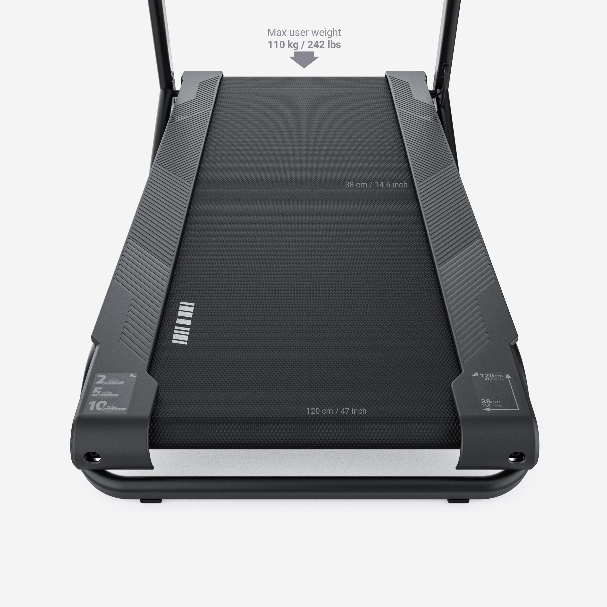 Walkingband nicht motorisiert connected 38 × 120 cm - TS100 3/5