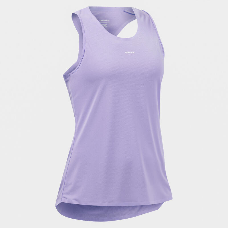 Camiseta de montaña y trekking tirantes Mujer Quechua MH500