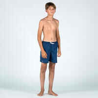 Boy's swim shorts -100 navy blue