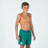 Boardshort voor jongens 100 Surfcanvas groen