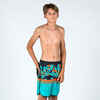 Boardshorts Jungen - 500 Memphis grün