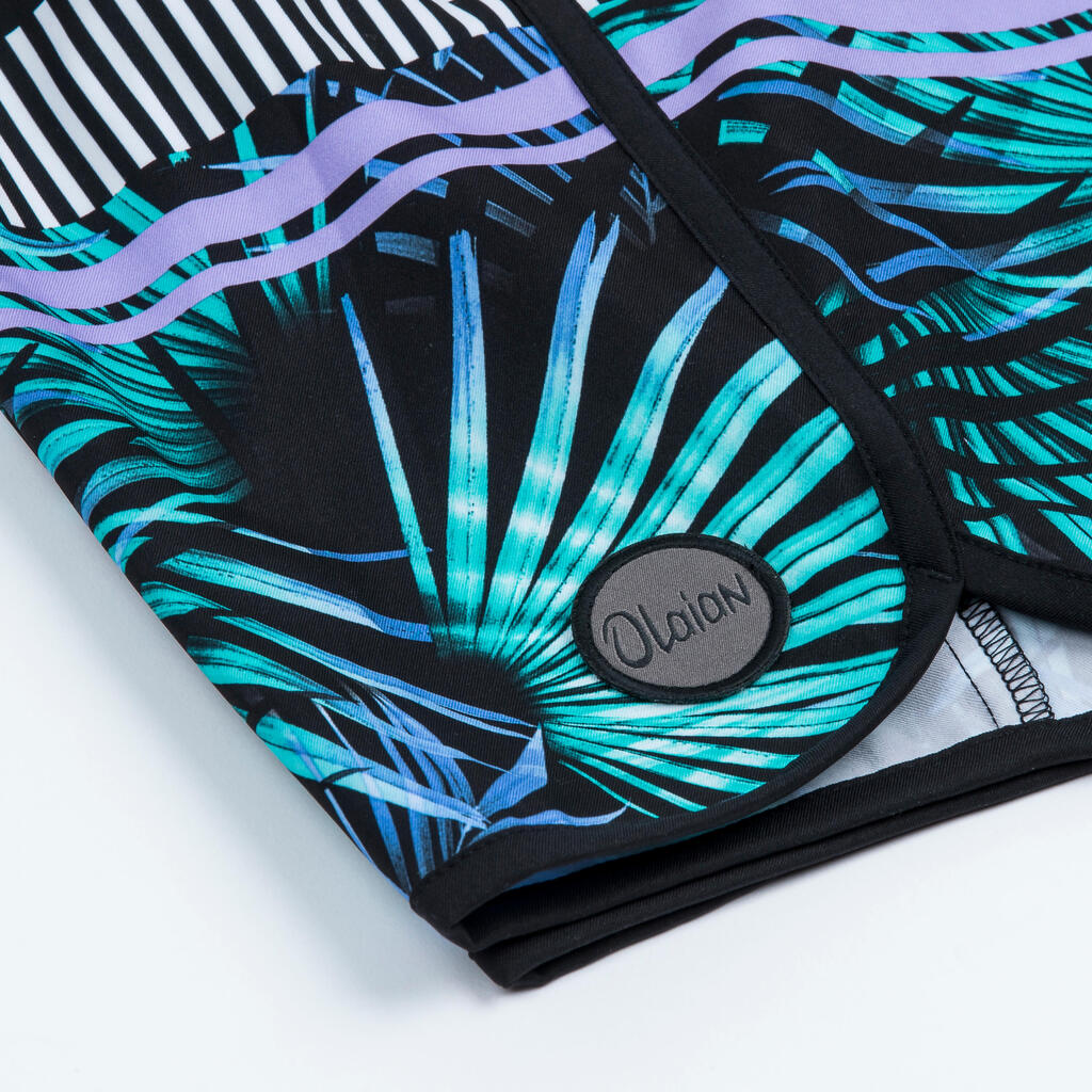 Short de bain garçon - 500 palmsand noir