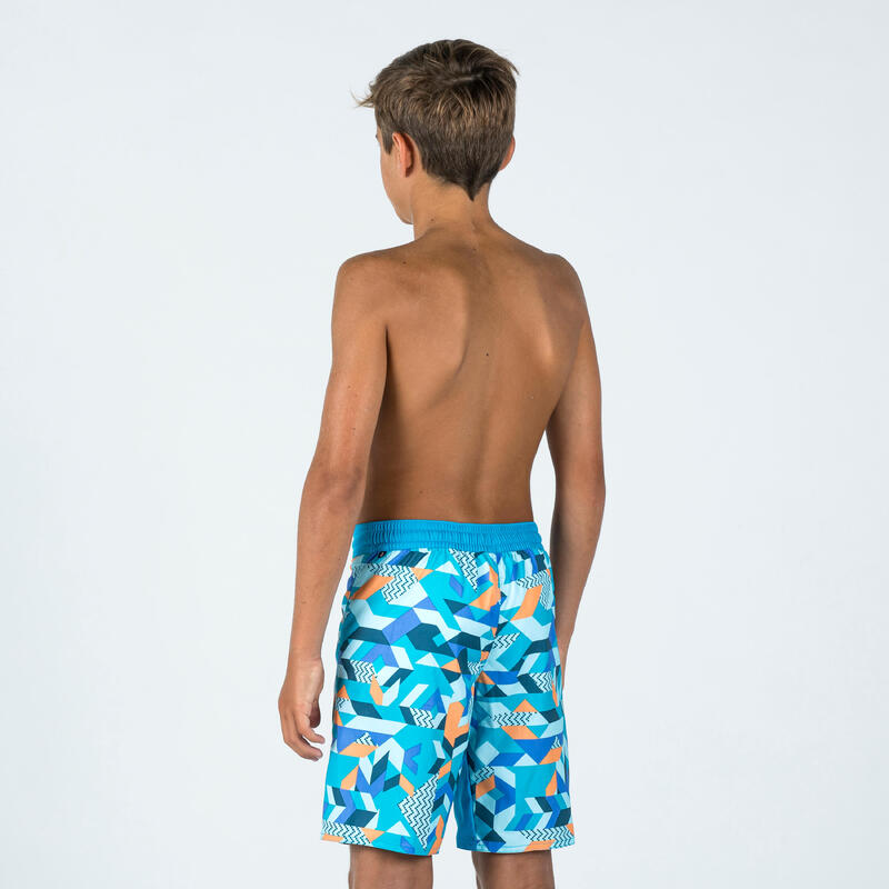 Costume mare ragazzo 550 SOFTGEO azzurro