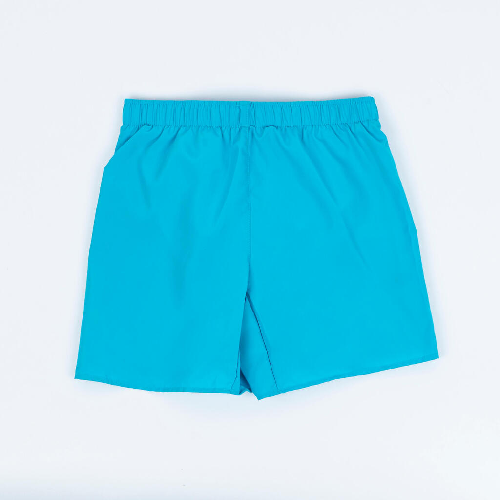 Short de bain Garçon - 100 bleu ciel