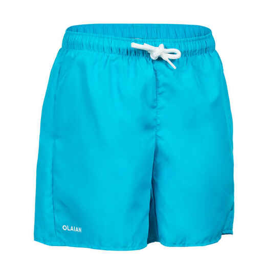 
      Short de bain Garçon - 100 bleu ciel
  